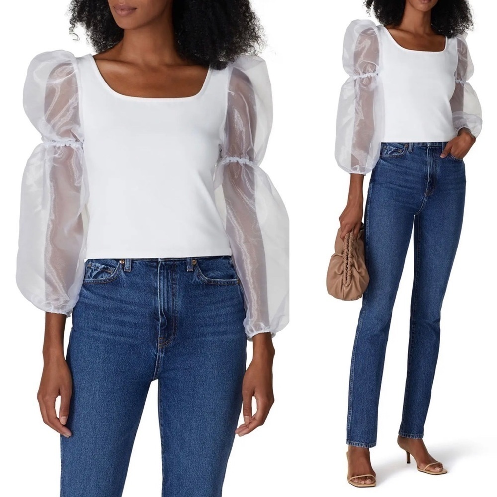 Louna Organza Sleeve Top